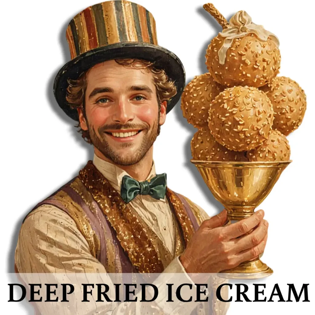 deep fried ice cream