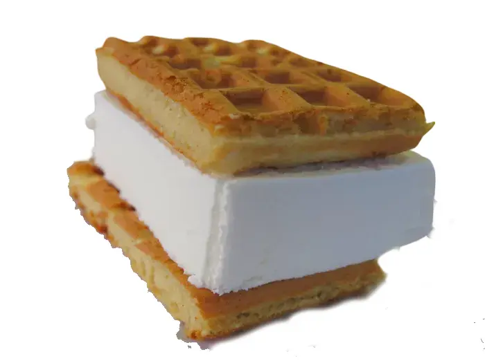 Waffle ice cream