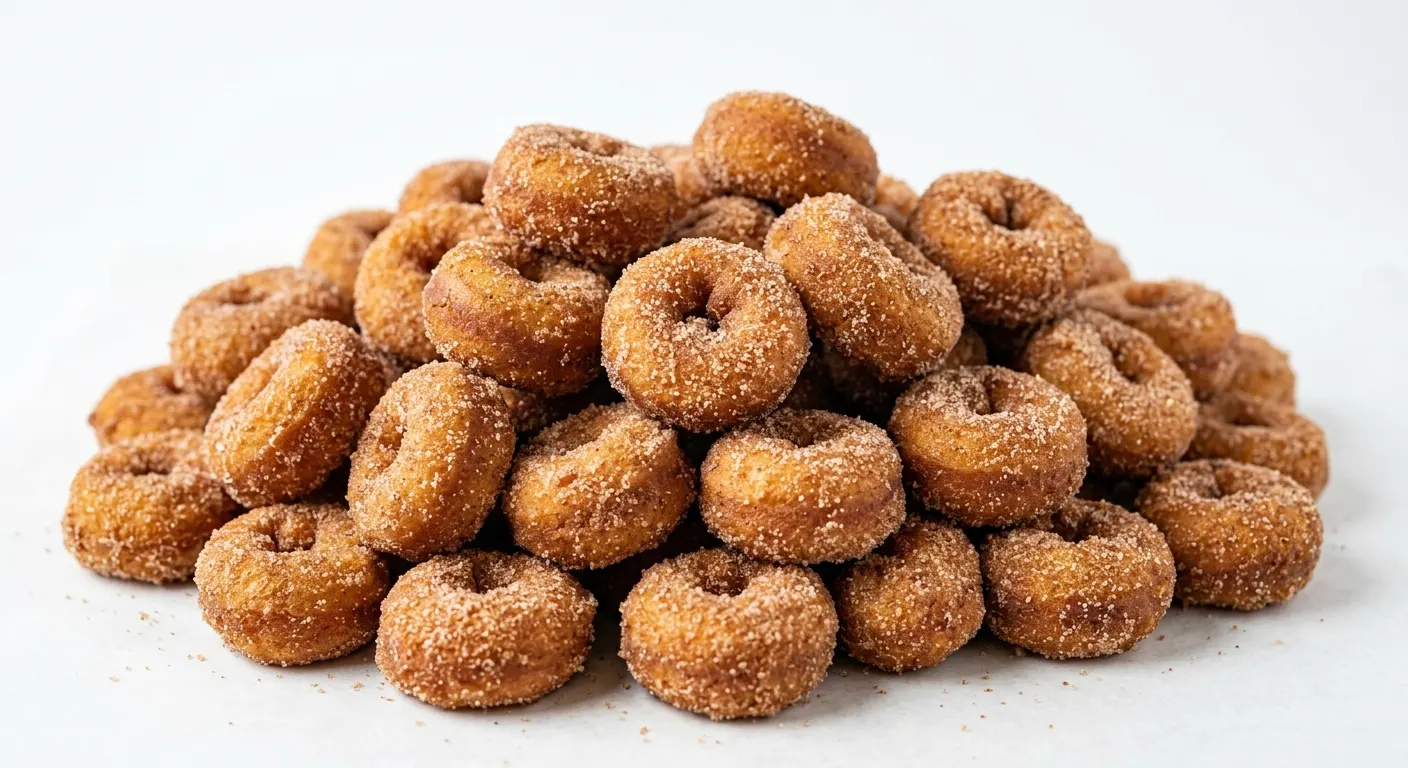 Fresh mini donuts tossed in cinnamon sugar at a Mr Fun Foods carnival catering event in Toronto